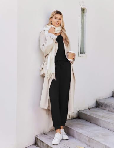 Ekouaer Pajamas for Women Set 2 Piece Long Sleeve Pjs Casual Lounge Sets - image 4