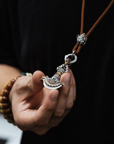 COPPERTIST.WU Vajra Axe Pendant for Necklace,Mascot Charm Accessory Gift for Men and Women3
