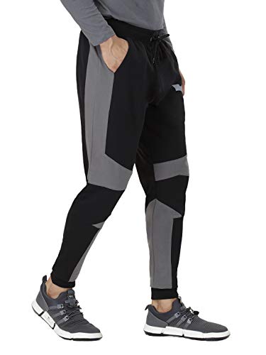 Image of The Souled Store Men Official Batman: Vigilante Black Printed Joggers