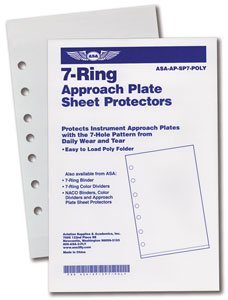 ASA Sheet Protector: 7-Hole (package of 10)