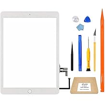 for iPad 5 5th Generation A1822 A1823 Screen Replacement 9.7 Inch 2017, Only for 5th Gen Touchscreen Digitizer, +Home Button,Full Repair KitVideo Guide