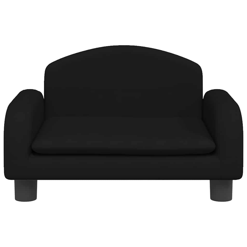 Cuccia per cani in tessuto nero, 50 x 40 x 30 cm, con fondo antiscivolo, morbida imbottita, accogliente e delicata sulle articolazioni, ideale come cuccia per cani, cuscino per animali
