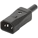 Produktbild Bachmann Kaltgerätestecker, 915171, Schwarz