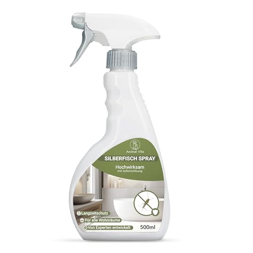 Animal Vita Anti Spinnenspray 500 ml - Spinnenabwehr Spray [mit Sofortwirkung] effektives Mittel gegen Spinnen für Innen und Außenbereich - Spinnen vertreiben im Haus & Garten - hochwirksam