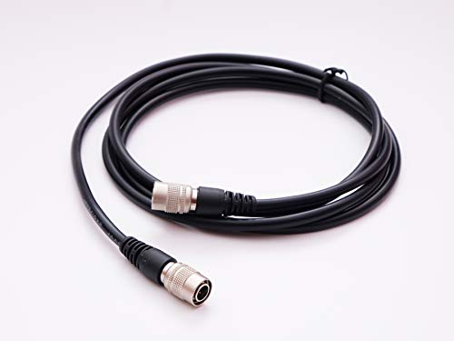 Cable de alimentación de 4 pines macho a macho de 4,8 pies para batería Trimble 3600