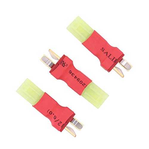 Adaptateur Micro Mini Tamiya vers T-Plug Deans - Lot de 3 connecteurs de conversion B96-3 - 3