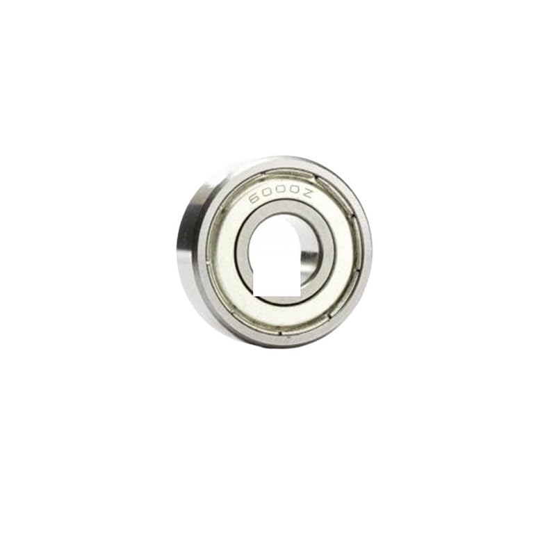6000-2RS 6001-2RS 6002-2RS 6000ZZ 6001ZZ 6002ZZ 6004ZZ 6005ZZ Deep Groove Rubber Sealed Ball Bearing Metal Shielded Bearing(One Size,6000ZZ 10x26x8mm)
