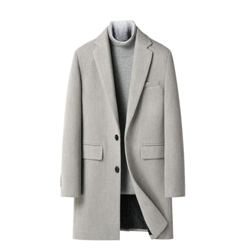 Trench en laine pour homme idéal pour les matins frais d'hiver