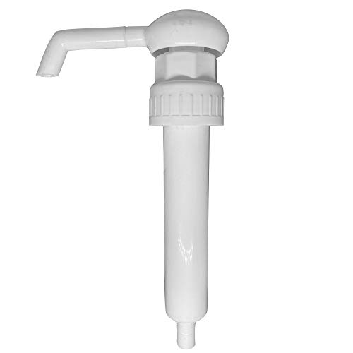 Ibex Mart Lot de distributeurs de pompe de 38 mm pour s'adapter aux récipients de 5 litres, dose de 15 ml, couleur blanche (1)