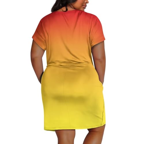 3D African American Print Dress for Women Black Woman Afro Tunic Tops with Pockets2