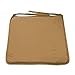 Collectsound Coussin de chaise solide à pois doux pour voyage, maison, bureau, décoration de chaise – #3 Marron uni