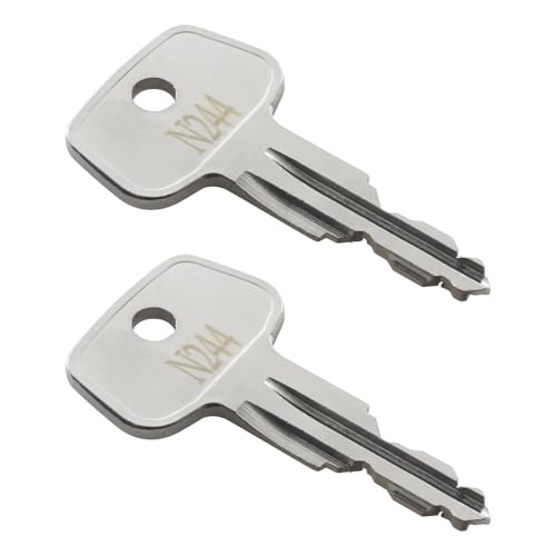 seork N244 Car Rack Replacement Key (2 Pcs) Fits for Thule Compatible Roof Racks, Cargo Box, Carriers, Crossbars