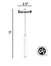 EMI Buck Neurogical Reflex Testing Hammer with Needle and Brush (Black)