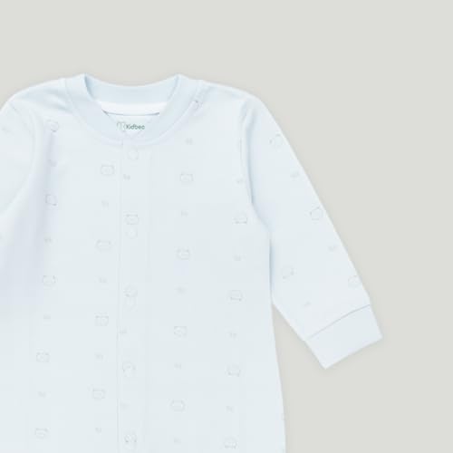 Image of Kidbea Soft Cotton Unisex Baby Onesie Romper | Cute & Multiple Prints Full Sleeve Sleepsuit for Infant | Comfortable Trendy Bodysuit