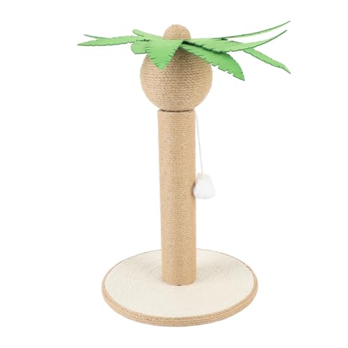 Rascador para gato vertical de sisal con estructura estable miniatura 1