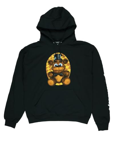 Seven Times Six Five Nights at Freddy's Men's Plush Freddy Pullover Hoodie