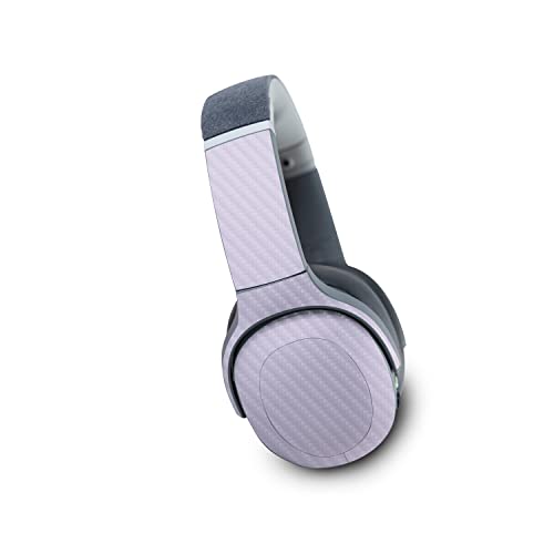 Image of MightySkins Carbon Fiber Skin Compatible with Skullcandy Crusher Evo Wireless - Solid Lilac | Protective, Durable Textured Carbon Fiber Finish | Easy to Apply | Made in The USA