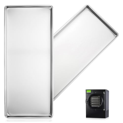 Metal Trays for Harvest Right Freeze Dryer Medium Freeze dryer trays medium for Harvest Right home pro freeze dryer (Medium-2pcs)