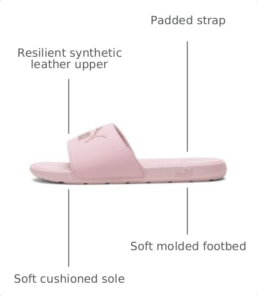 Image of PUMA Kids Girls Cool Cat Irresistible Slide Casual Sandals Casual