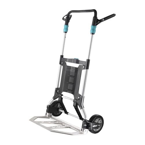 wolfcraft TS 1500 Transportsystem 5525000 - Stabile Sackkarre für schwere Lasten bis 200 kg -extragroße Schaufel - Klappbarer Profi Handkarren für Außengelände und Treppen - Made in Europe
