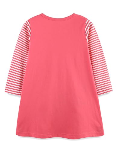 HOMAGIC2WE Toddler Girl Dress Kids Long Sleeve Cotton Casual Cute Playwear Dresses Fall Soft Clothes2