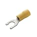 Eclipse Tools 902-434-10, Locking Spade Terminal, 8 Stud Size, Yellow (75 Packs of 10 pcs)