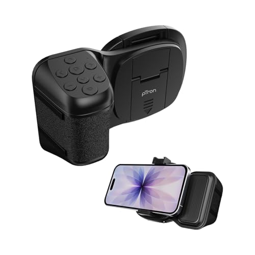 pTron MHR1 Phone Clip Camera Grip Handle w/Detachable BTv5.4 Remo...