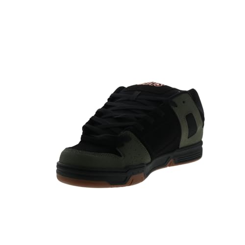 DVS Men's Remix Skate Shoe, Black Olive, 124