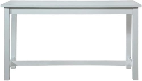 Miniatura 5 de Homelegance - Juego de comedor del altura de encimera de 4 piezas, blanco