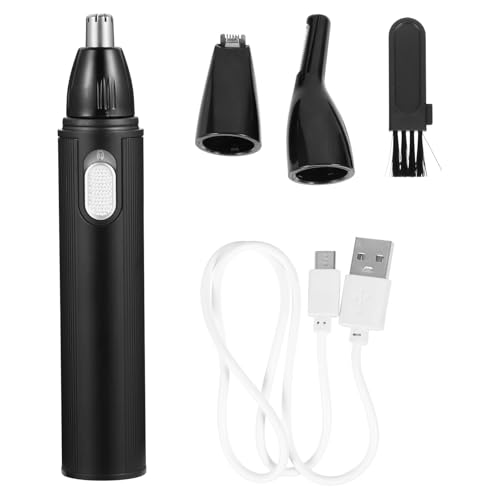 OFFIGAM Recortadora de Pelos Nariz y Orejas Multifunción Cuchillas de Acero Inoxidable y Cuerpo Abs, Adecuado para Uso Personal y Cuidado Facial