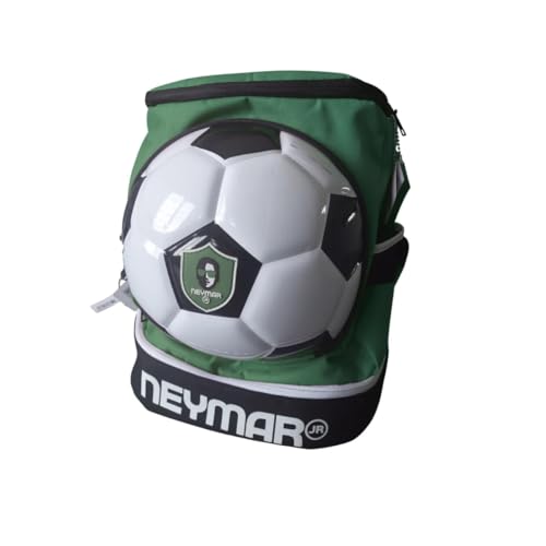Mochila Estampada Estrela Do Futebol Neymar Jr Com jogo (Verde e Preto)