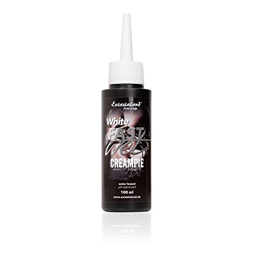 Fastwet® Creampie Sperma-Gleitgel auf Wasserbasis Cum Lube mit Adapter für TIEF-REINSPRITZ-GARANTIE wasserbasiertes Gleitmittel - verschiedene Größen (100ml)