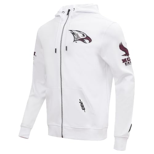 Image of Pro Standard Mens College Classic Chenille Cotton Double Knit Full Zip Hoodie