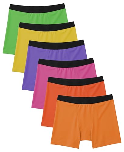 Image of Sexy Basics Women's Boy Short Trunks | Cotton-Stretch Boxers | Multi Packs