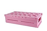 MoonLab Kombirack für Zentrifugenröhrchen, Faltbar, Rosa, 12/50ml Kapazität