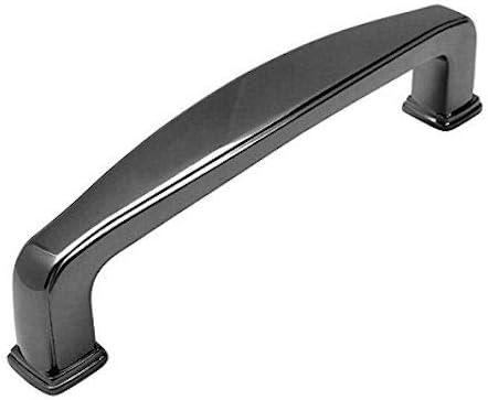Cosmas 25 Pack 4390BN Black Nickel Modern Cabinet Hardware Handle Pull - 3-1/2 Inch (89mm) Hole Centers