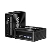 Bmax Mini PC B5A Pro, AMD Ryzen 7 5825U (8C/16T, hasta 4.5GHz), mini computadoras para videojuegos, 16 GB DDR4 512 GB NVMe SSD, soporte de pantalla triple 4K, Wi-Fi 6 y USB 3.2 Gen 2/USB-C completo