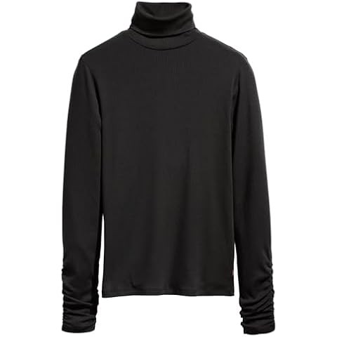 Levi's Women's Long Sleeve Striped Turtleneck Cover