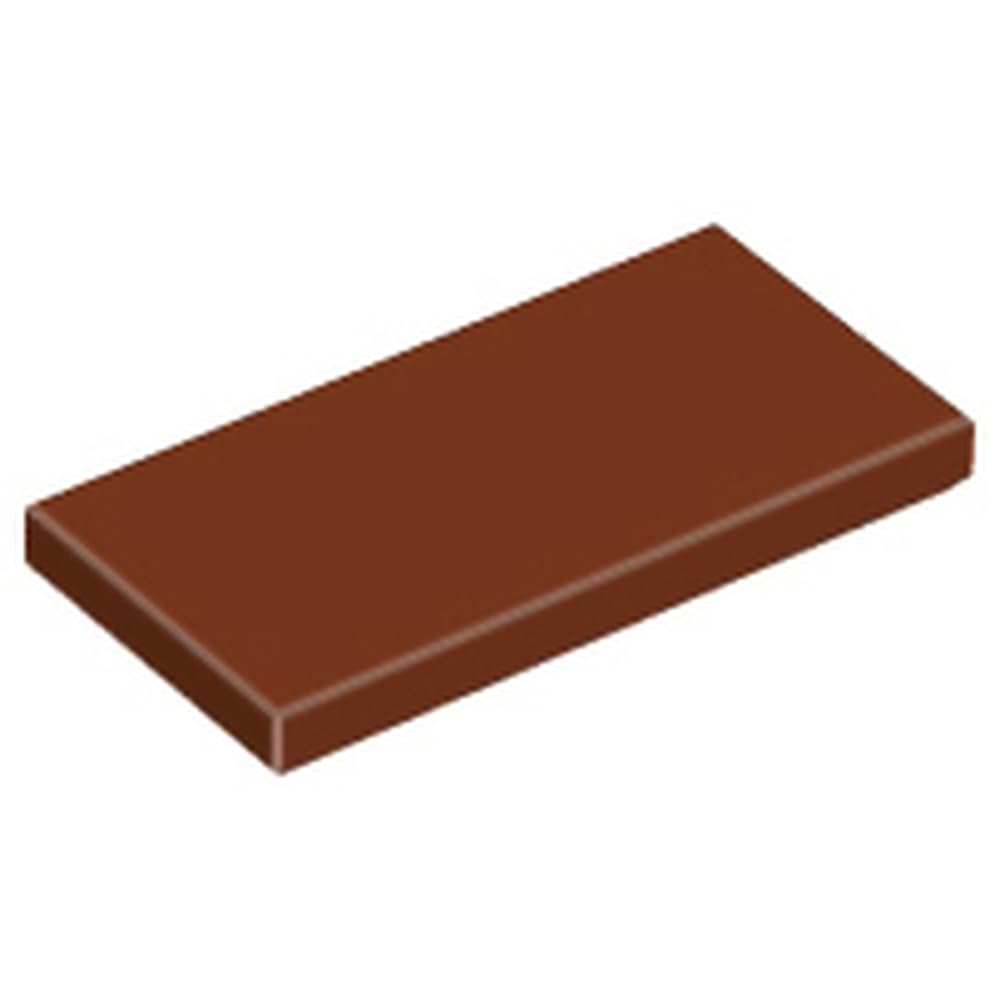 LEGO Tile 2 x 4, Part 87079, Part 87079, Choose Your Colour (Reddish Brown, 10, count)