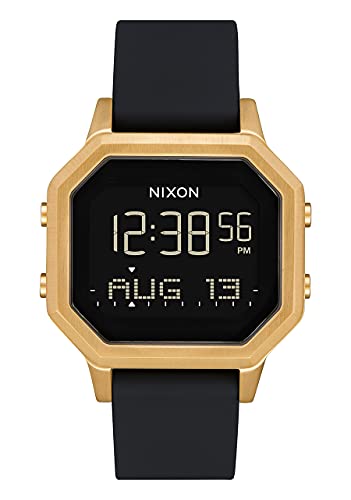 NIXON Siren SS A1211 - Gold/Black - 100m Water Resistant Women's Digital Sport Watch (36mm Watch...