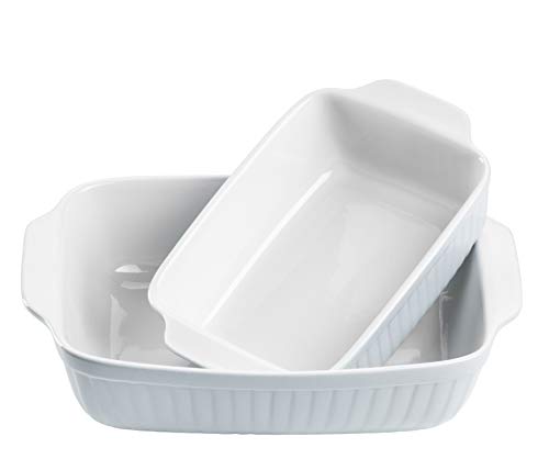 Domestic by Mäser Série Kitchen Time, Plat à gratin (28 x 19 cm/36,5 x 23,5 cm), Ovale, dans la Lot de 2, Couleur, Céramique, Bleu, 40 x 30 x 20 CM, de 2 unités