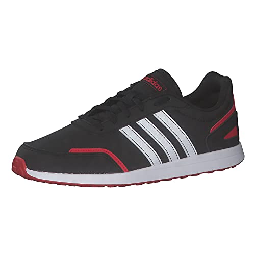 Adidas Vs Switch 3 K, Scarpe da Corsa Unisex - Bambini e Ragazzi, Nucleo Nero/Bianco/Scarlatto, 31.5 EU