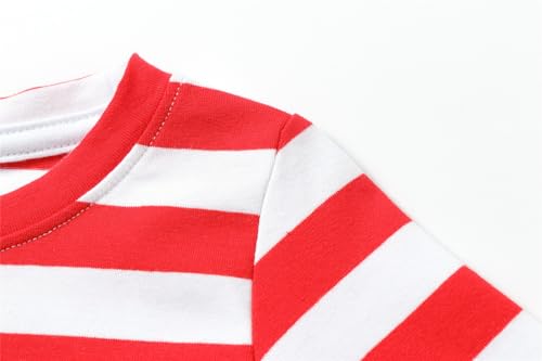 Mud Kingdom Boys Striped T-Shirts Long Sleeve Crewneck Tee for Boys Casual4