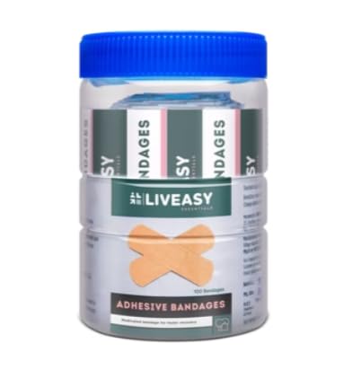 Liveasy Adhesive Bandage. Pack of 100