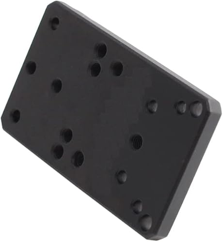 Vista 5 de Gotical Universal Optics Mount Pistol Red Dot Alcance Reflex Placa Base Pistola 17 19 22 23 Visión Trasera Reflex Mount