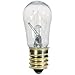 Satco S4569 6W 12V S6 Clear E12 Candelabra Base Incandescent bulb