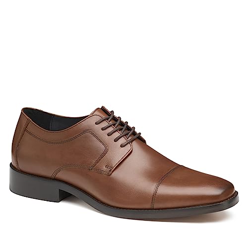 Johnston & Murphy Mens Novick Cap Toe Tan 9M2