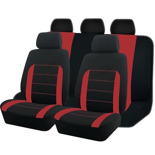 Housses de siège voiture universelles en polyester ensemble complet 9PCS