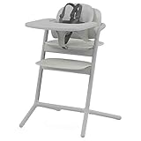 サイベックス レモチェア レモ3in1 ベビーチェア ハイチェア ベビーセット テーブル付き 赤ちゃん 椅子 離乳食 キッズチェア ダイニング 学習椅子 メーカー2年保証 大人まで 長く使える cybex LEMO ワンハンド 高さ調節 北欧 スタイリッシュ シンプル 正規品(スウェードグレー,3-IN-1)