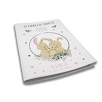 Protège Carnet De Santé L'Oiseau Bateau Personnalisé - Lapin Couronne